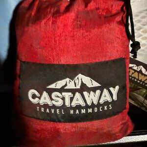 Castaway Red and Black Travel Hammock